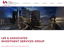 Tablet Screenshot of lee-isg.com